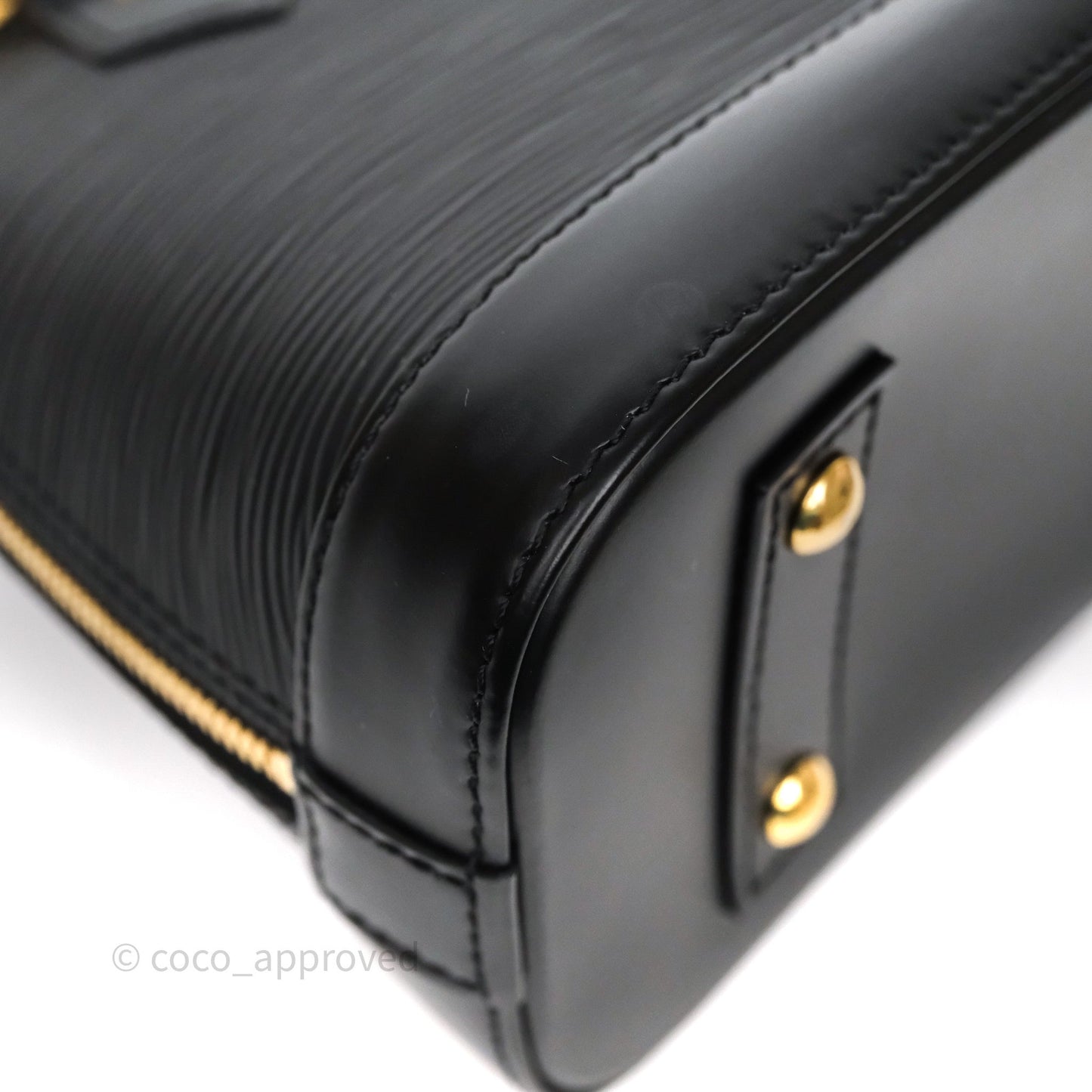 Louis Vuitton x Murakami Alma BB Black Epi Gold Hardware