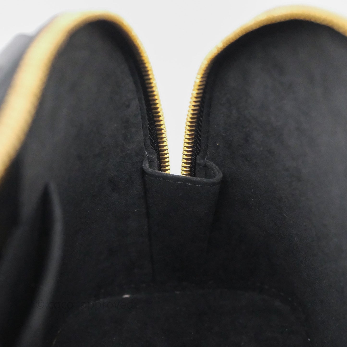 Louis Vuitton x Murakami Alma BB Black Epi Gold Hardware
