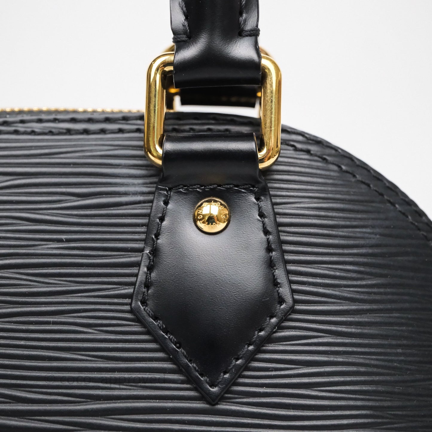 Louis Vuitton x Murakami Alma BB Black Epi Gold Hardware
