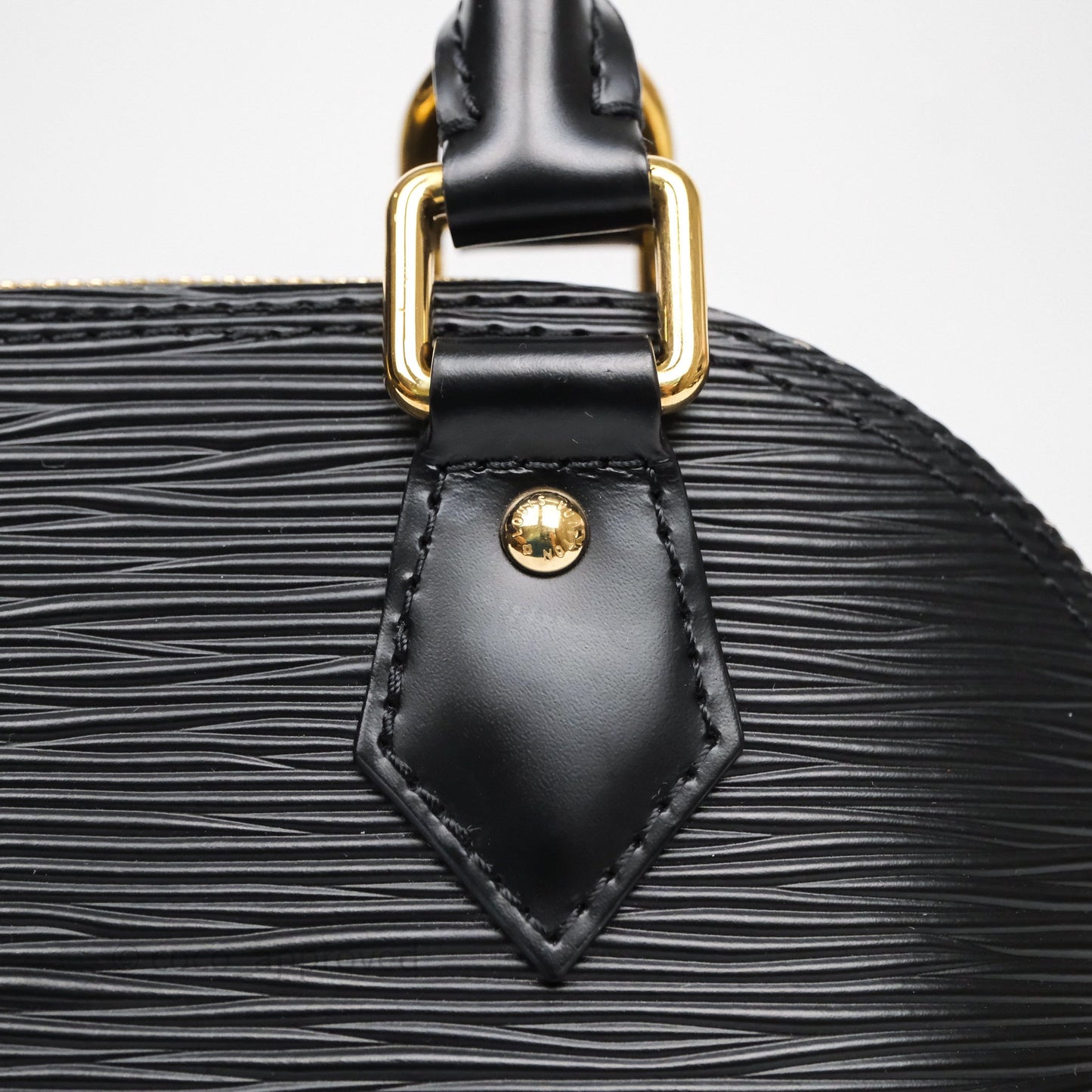Louis Vuitton x Murakami Alma BB Black Epi Gold Hardware