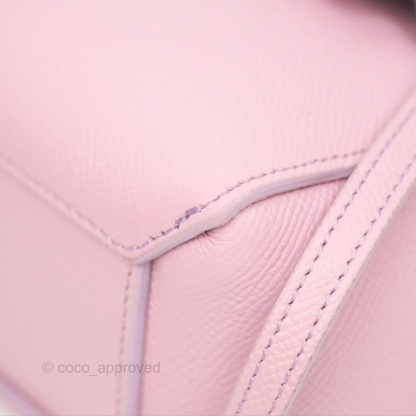 Celine Pico Belt Bag Rose Quartz Grained Calfskin Gold Hardware