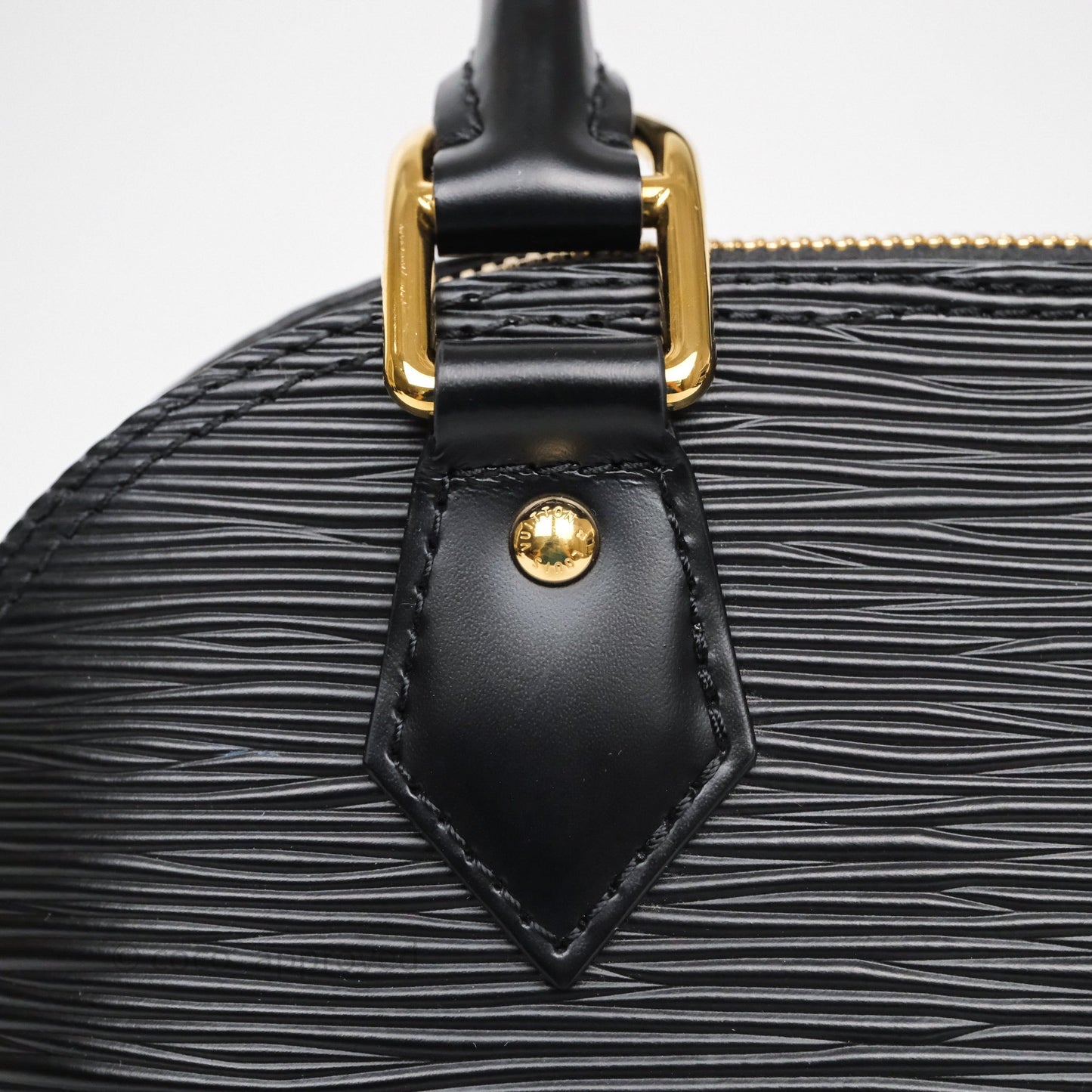 Louis Vuitton x Murakami Alma BB Black Epi Gold Hardware