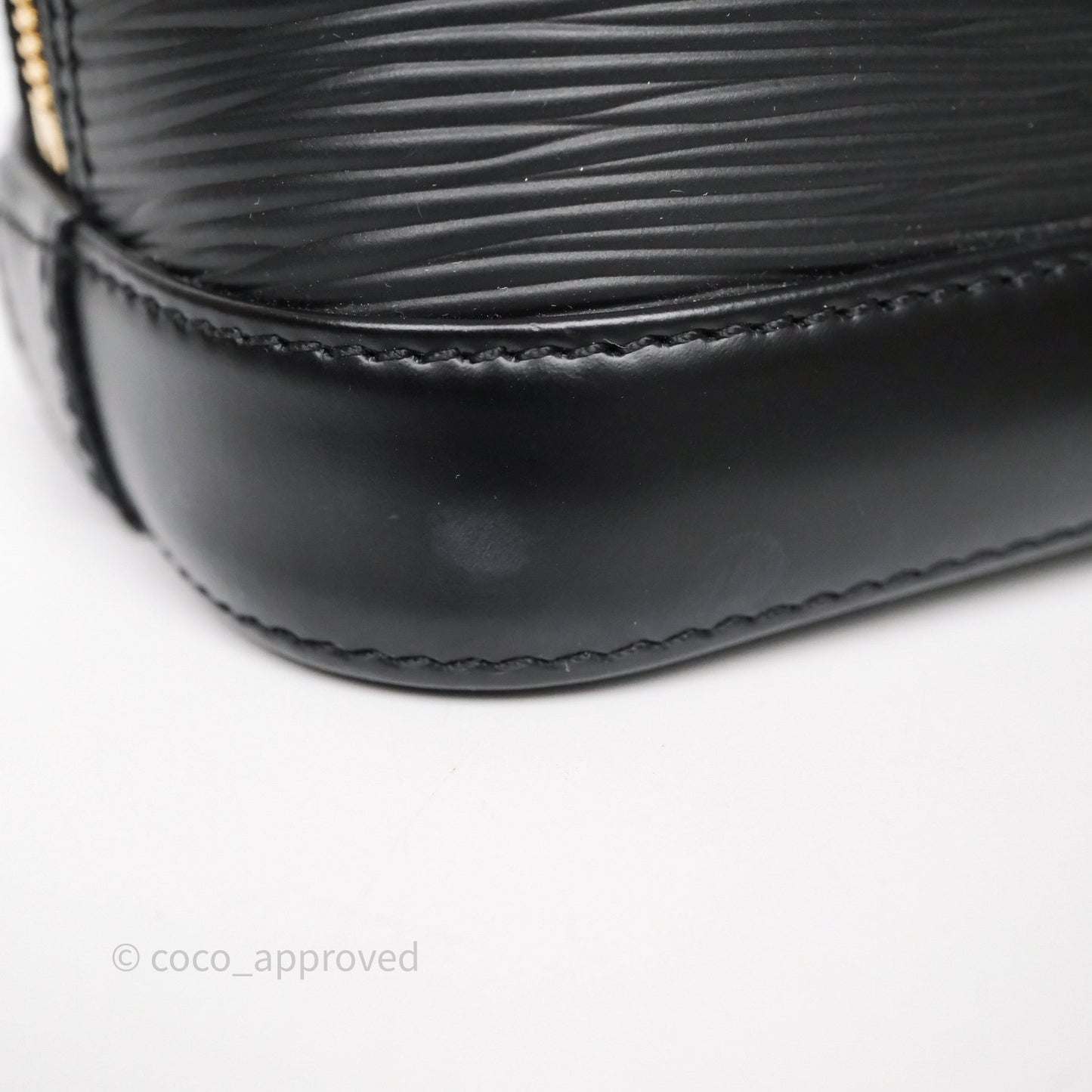 Louis Vuitton x Murakami Alma BB Black Epi Gold Hardware