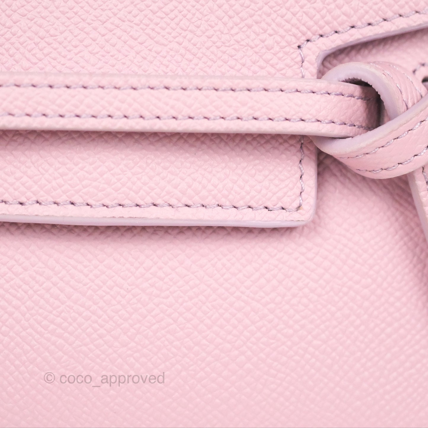 Celine Pico Belt Bag Rose Quartz Grained Calfskin Gold Hardware