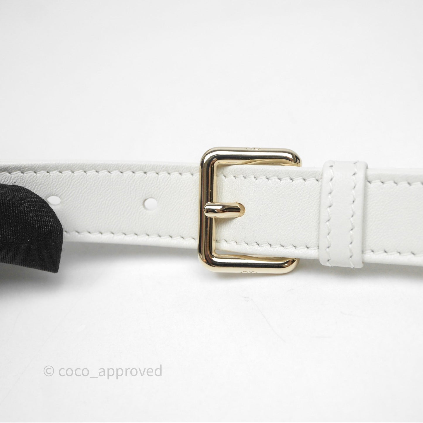 Dior Small Lady D-Joy Bag Ivory White Lambskin Cannage Gold Hardware