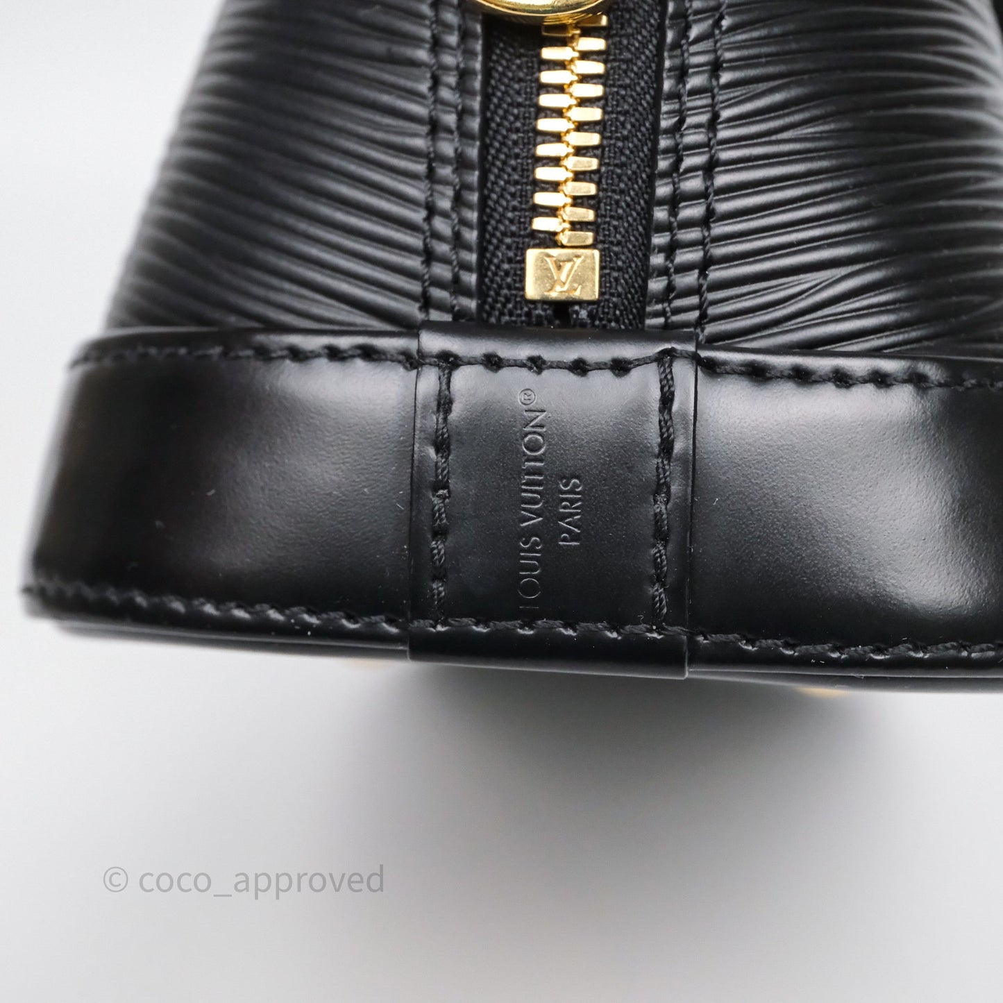 Louis Vuitton x Murakami Alma BB Black Epi Gold Hardware