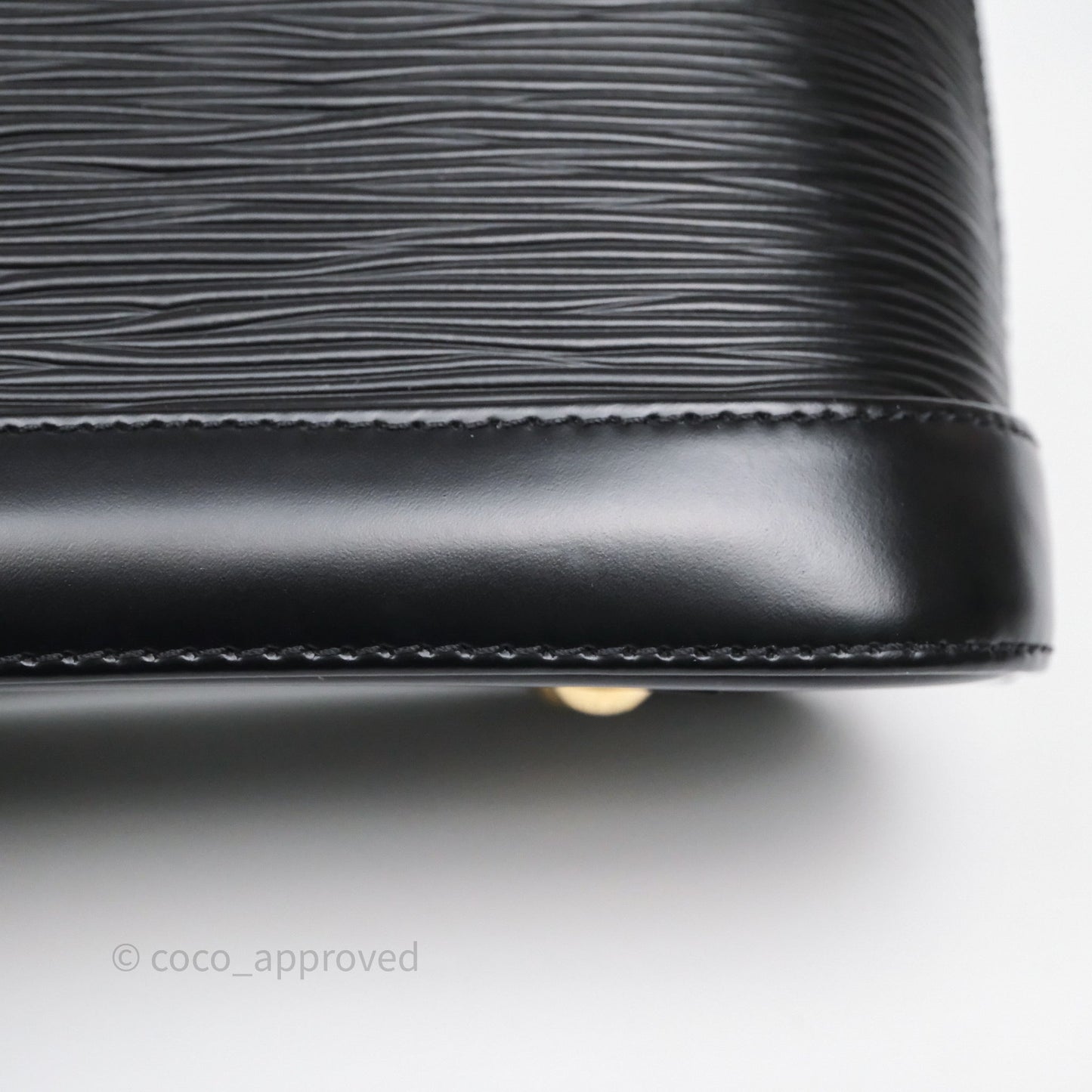 Louis Vuitton x Murakami Alma BB Black Epi Gold Hardware