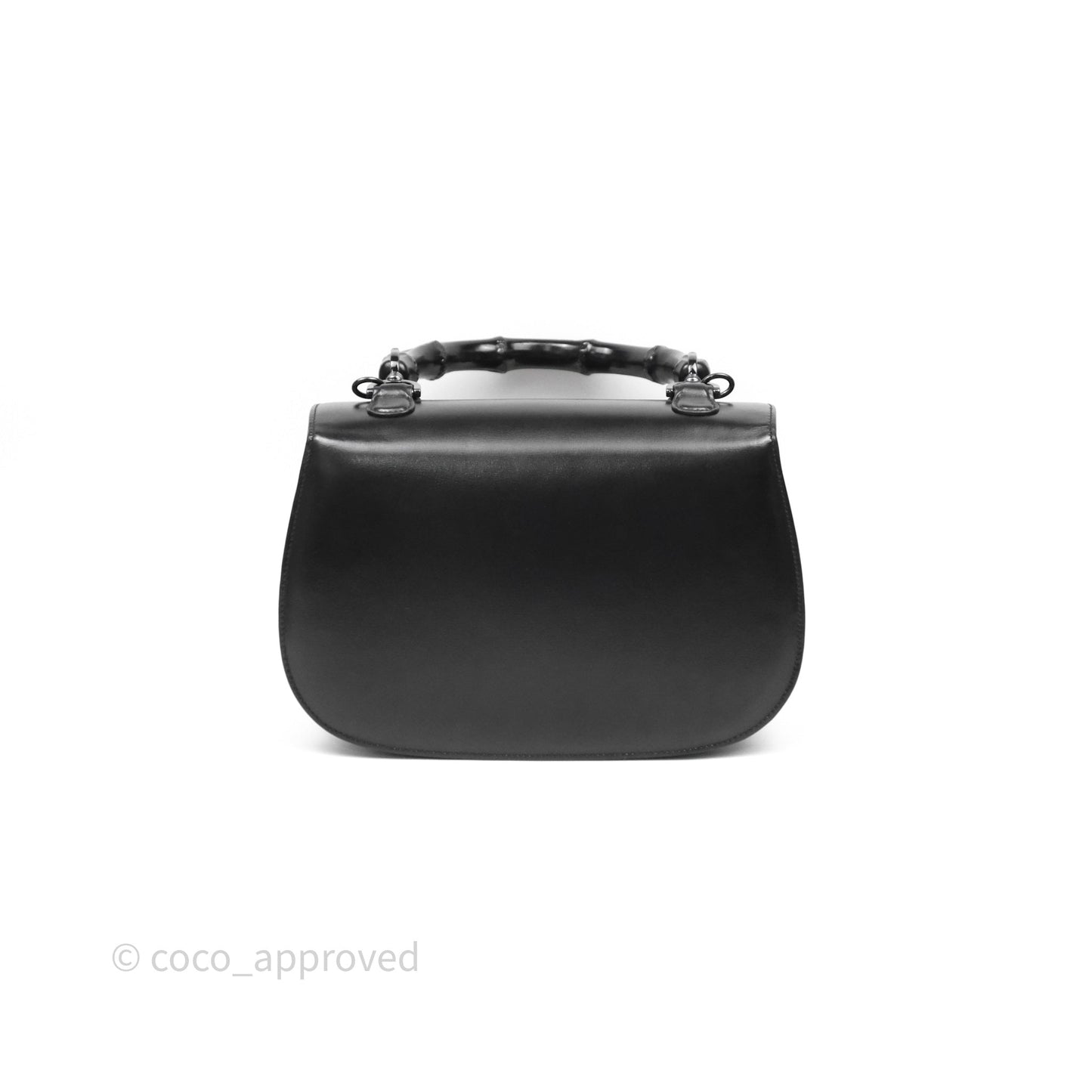 Gucci Bamboo 1947 Top Handle Medium Bag Black