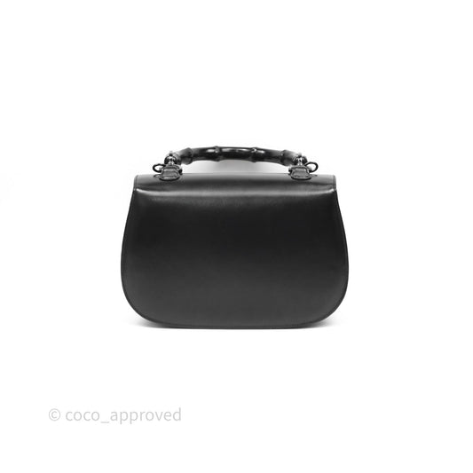 Gucci Bamboo 1947 Top Handle Medium Bag Black