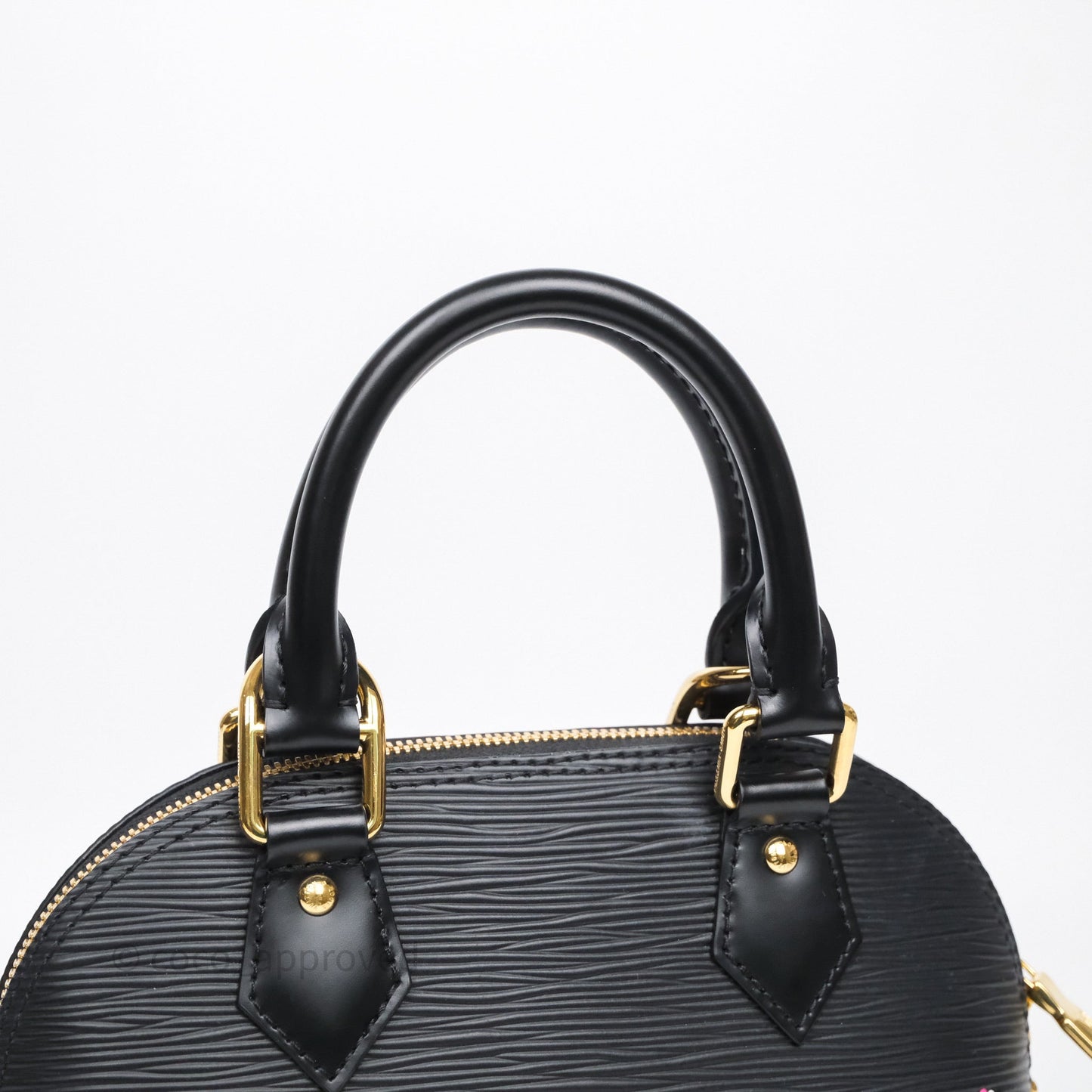 Louis Vuitton x Murakami Alma BB Black Epi Gold Hardware