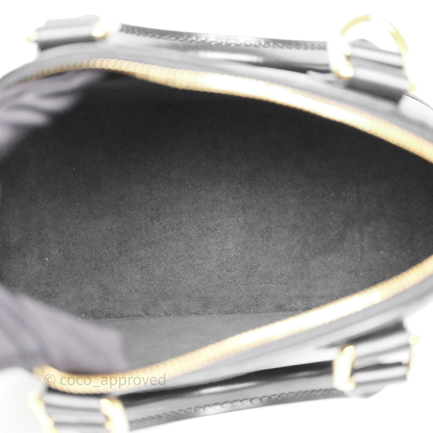 Louis Vuitton x Murakami Alma BB Black Epi Gold Hardware