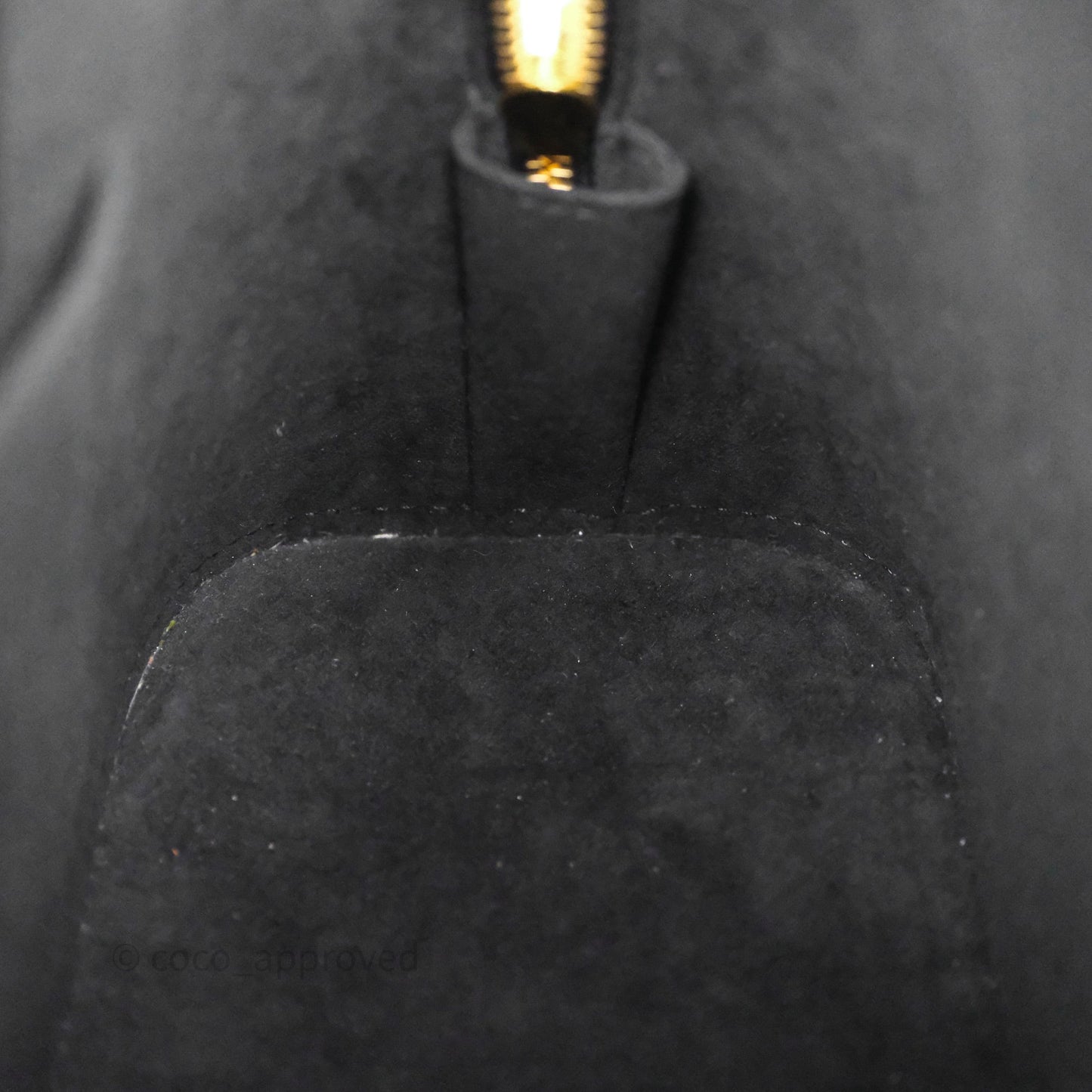 Louis Vuitton x Murakami Alma BB Black Epi Gold Hardware