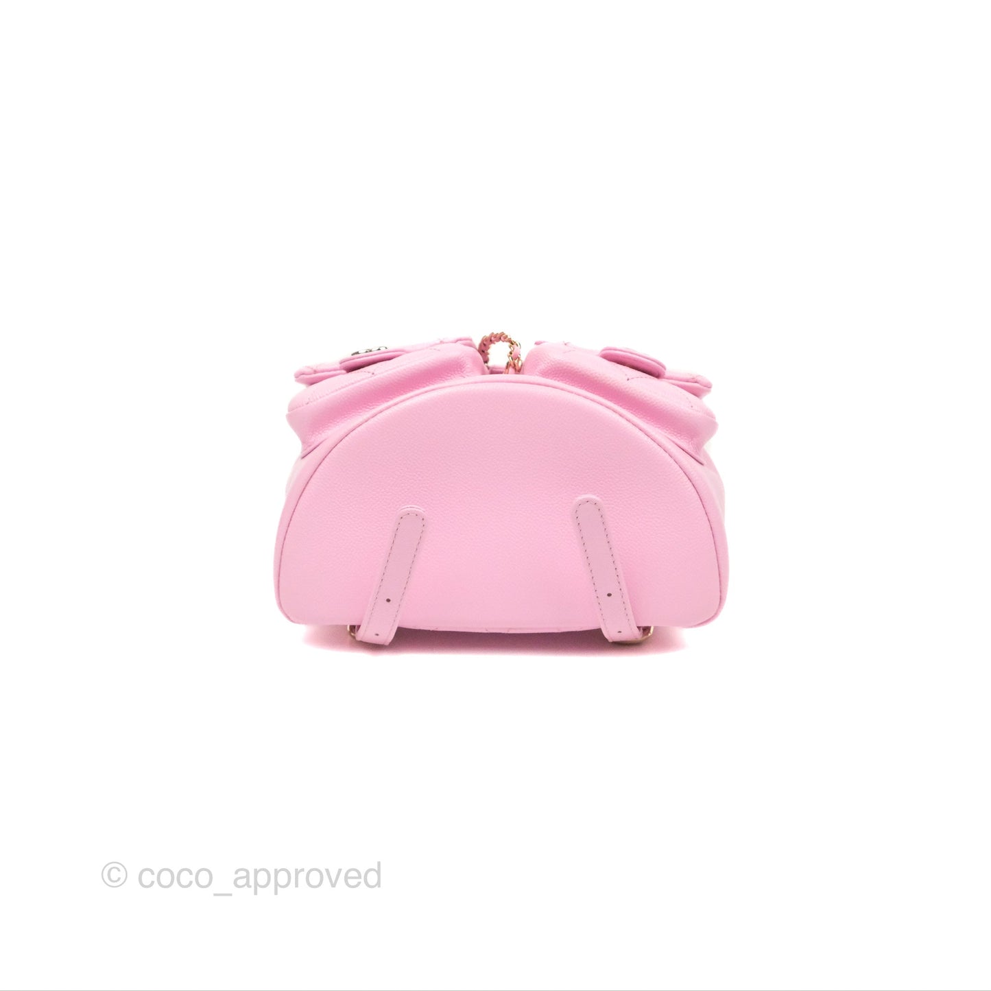 Chanel Duma Backpack Medium Pink Caviar Gold Hardware 23P