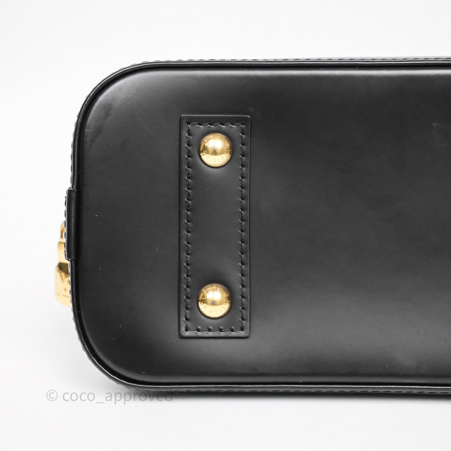 Louis Vuitton x Murakami Alma BB Black Epi Gold Hardware
