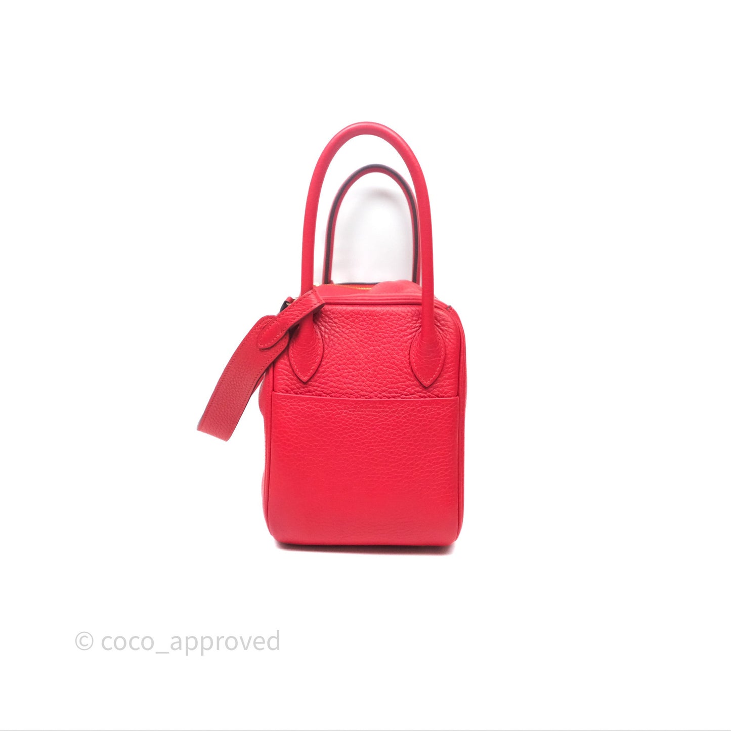 Hermes Lindy 26 Rouge Tomate S5 Taurillon Clemence Gold Hardware