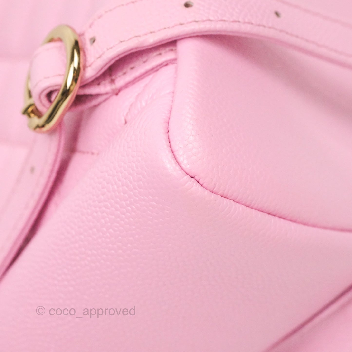 Chanel Duma Backpack Medium Pink Caviar Gold Hardware 23P