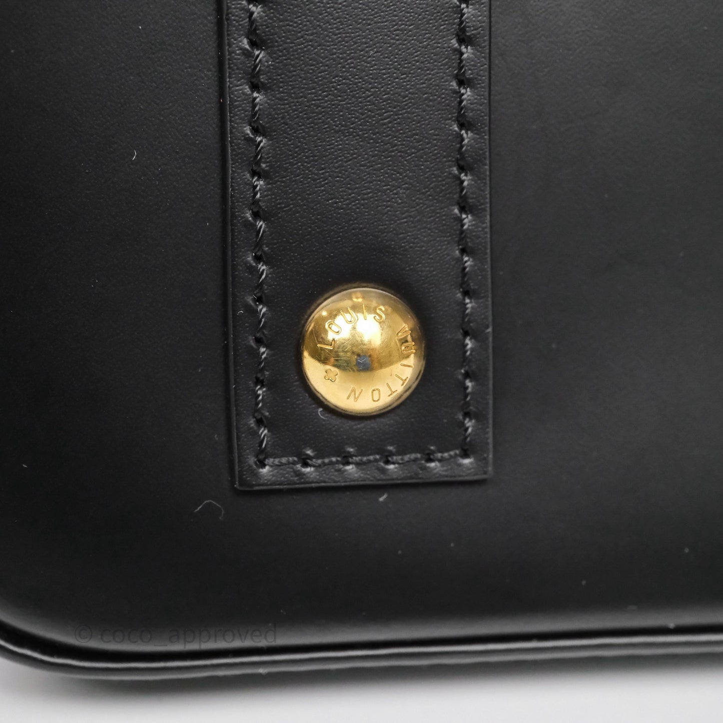 Louis Vuitton x Murakami Alma BB Black Epi Gold Hardware
