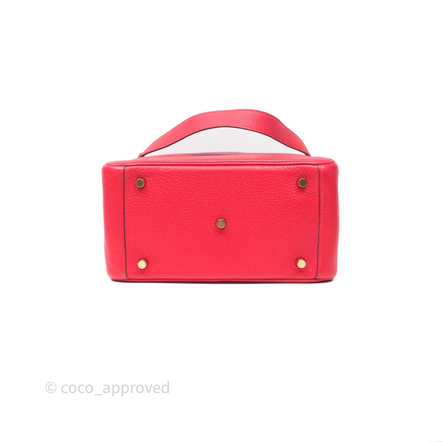 Hermes Lindy 26 Rouge Tomate S5 Taurillon Clemence Gold Hardware
