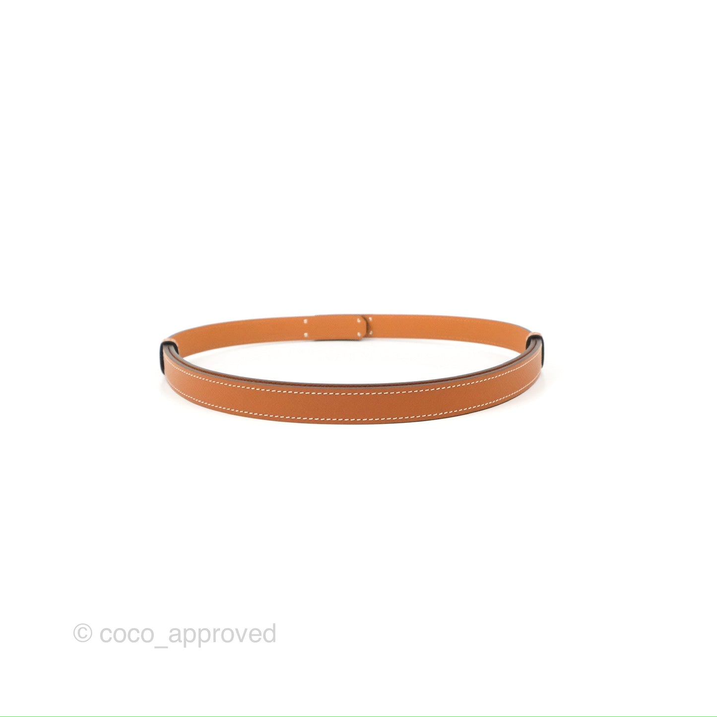 Hermès Epsom Kelly Buckle Belt Palladium Hardware