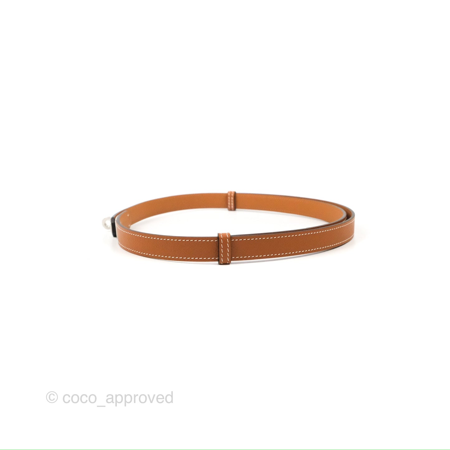 Hermès Epsom Kelly Buckle Belt Palladium Hardware