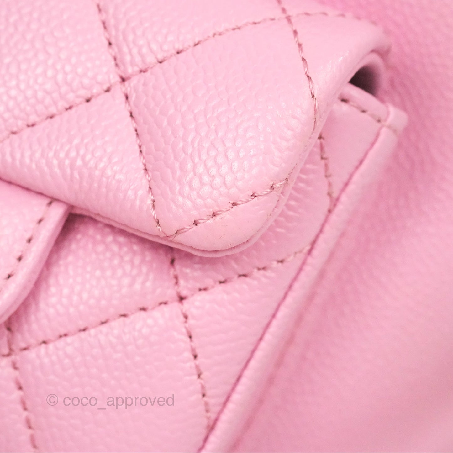 Chanel Duma Backpack Medium Pink Caviar Gold Hardware 23P