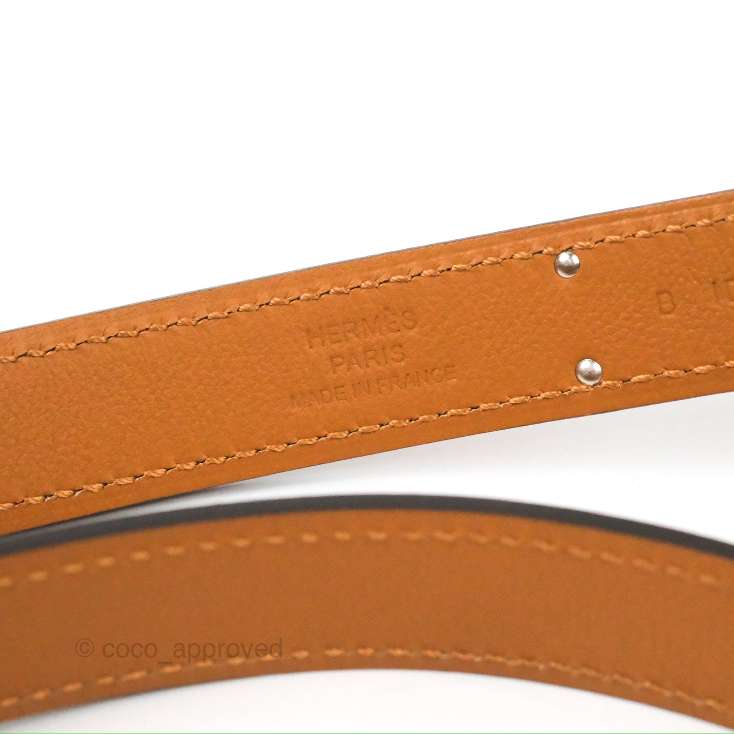 Hermès Epsom Kelly Buckle Belt Palladium Hardware