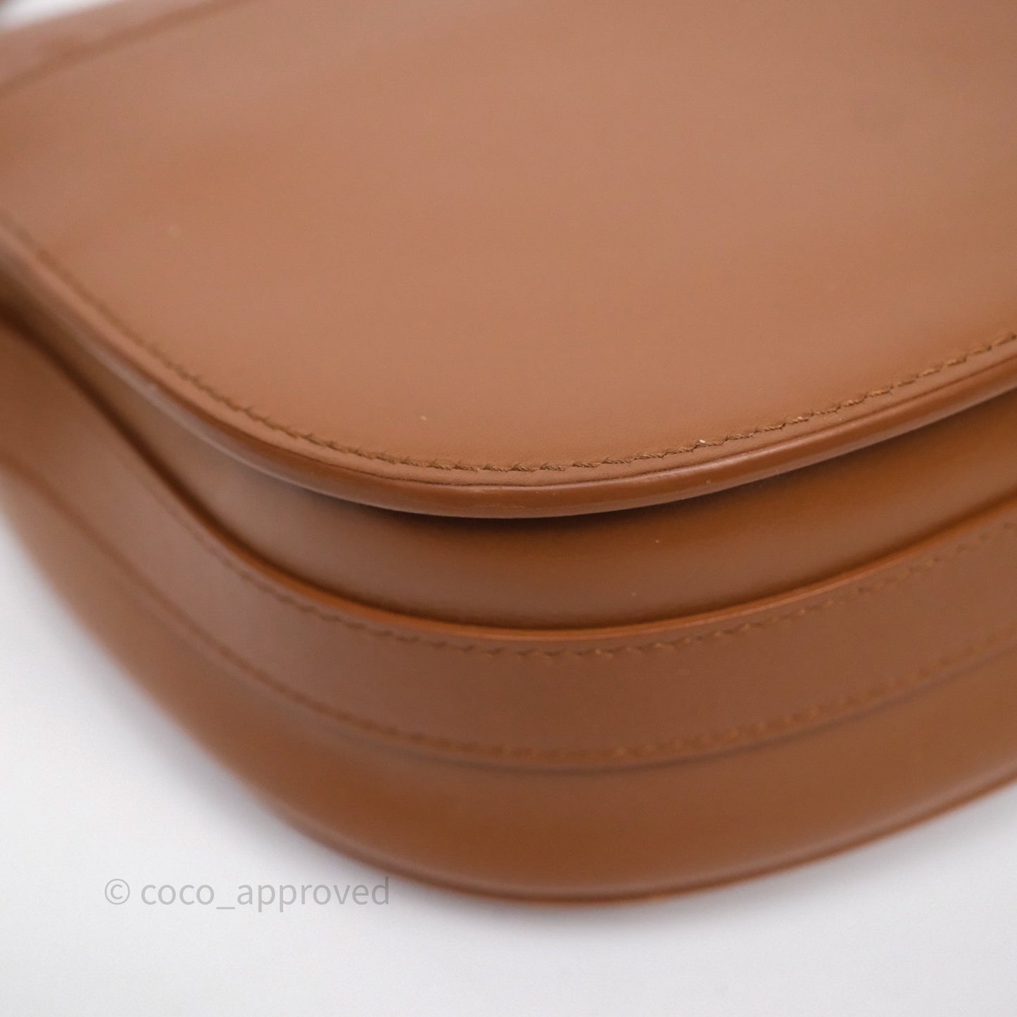 Christian Dior Medium Bobby Bag Brown Calfskin Gold Hardware