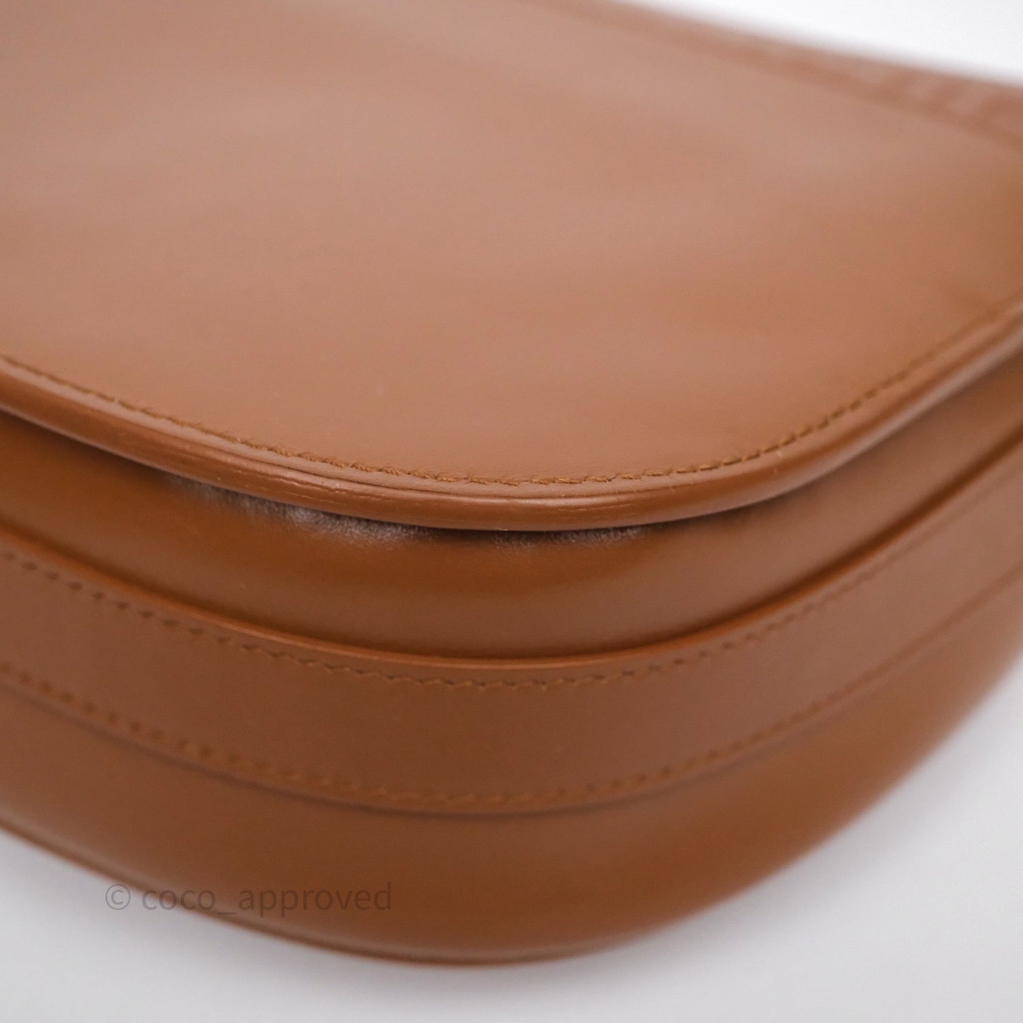 Christian Dior Medium Bobby Bag Brown Calfskin Gold Hardware