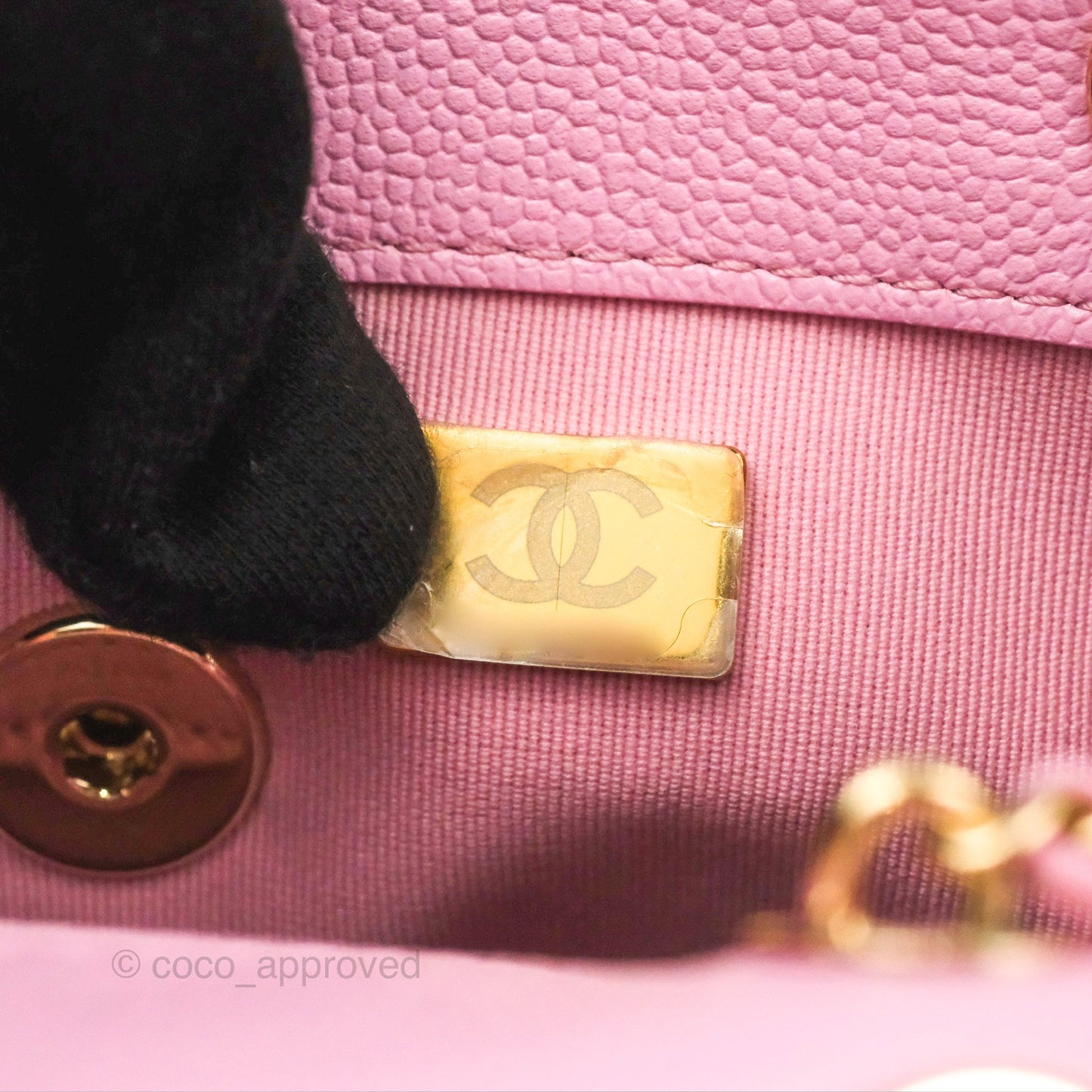 Chanel Duma Backpack Medium Pink Caviar Gold Hardware 23P