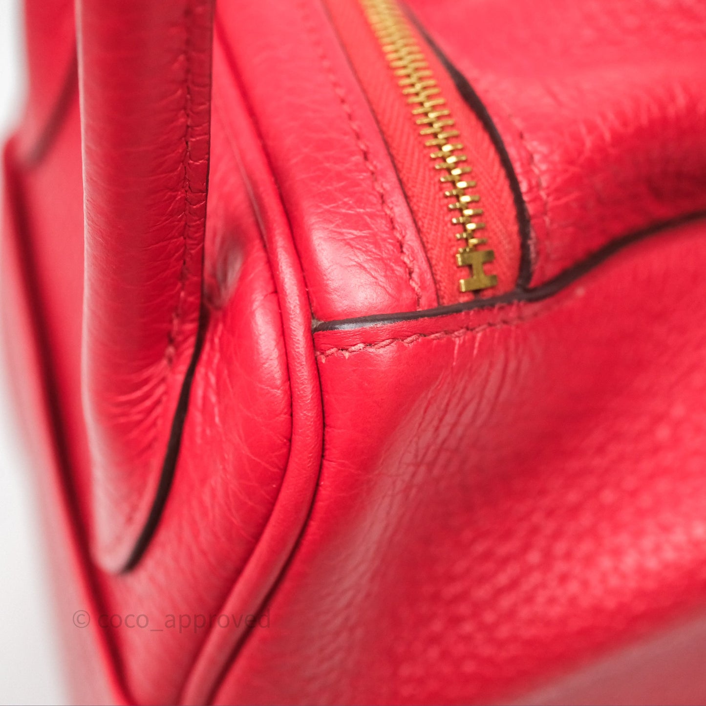 Hermes Lindy 26 Rouge Tomate S5 Taurillon Clemence Gold Hardware