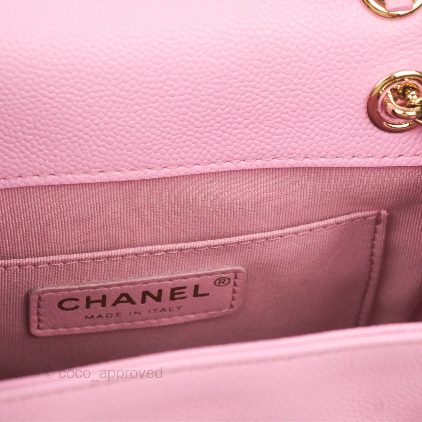 Chanel Duma Backpack Medium Pink Caviar Gold Hardware 23P