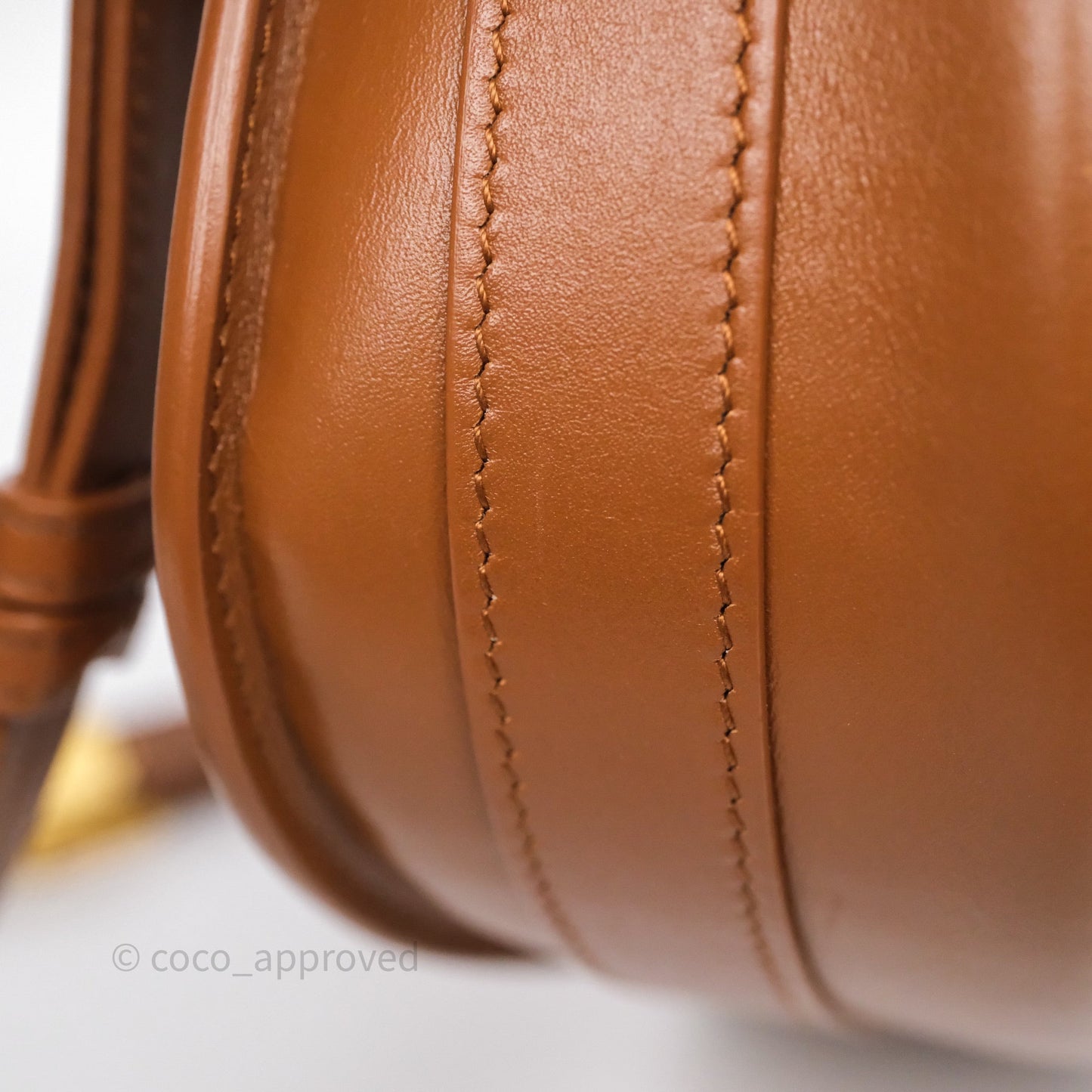 Christian Dior Medium Bobby Bag Brown Calfskin Gold Hardware