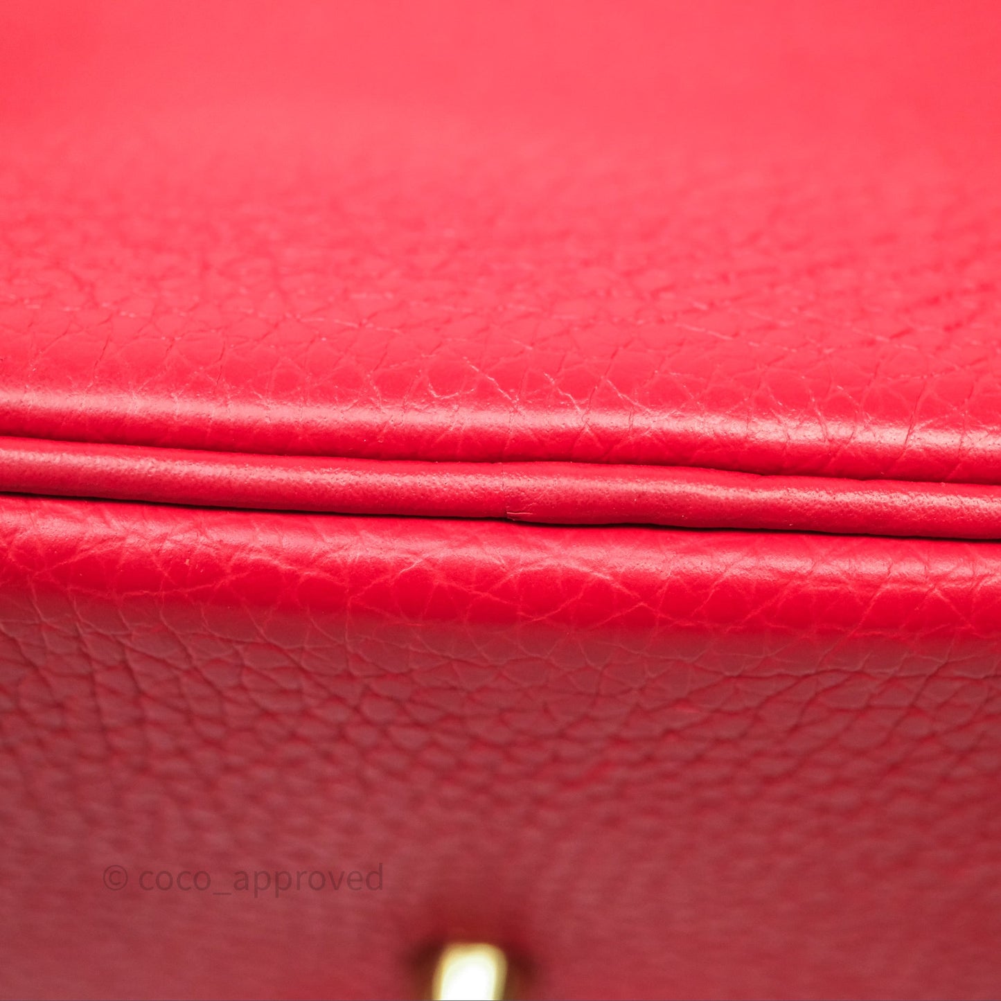 Hermes Lindy 26 Rouge Tomate S5 Taurillon Clemence Gold Hardware