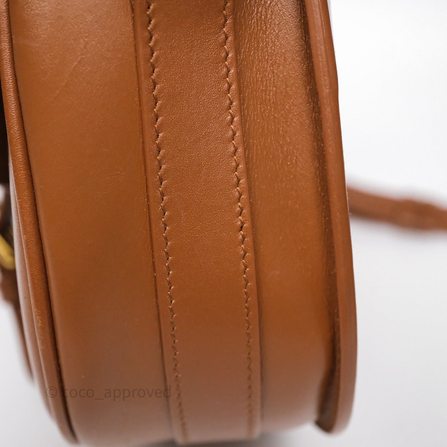 Christian Dior Medium Bobby Bag Brown Calfskin Gold Hardware