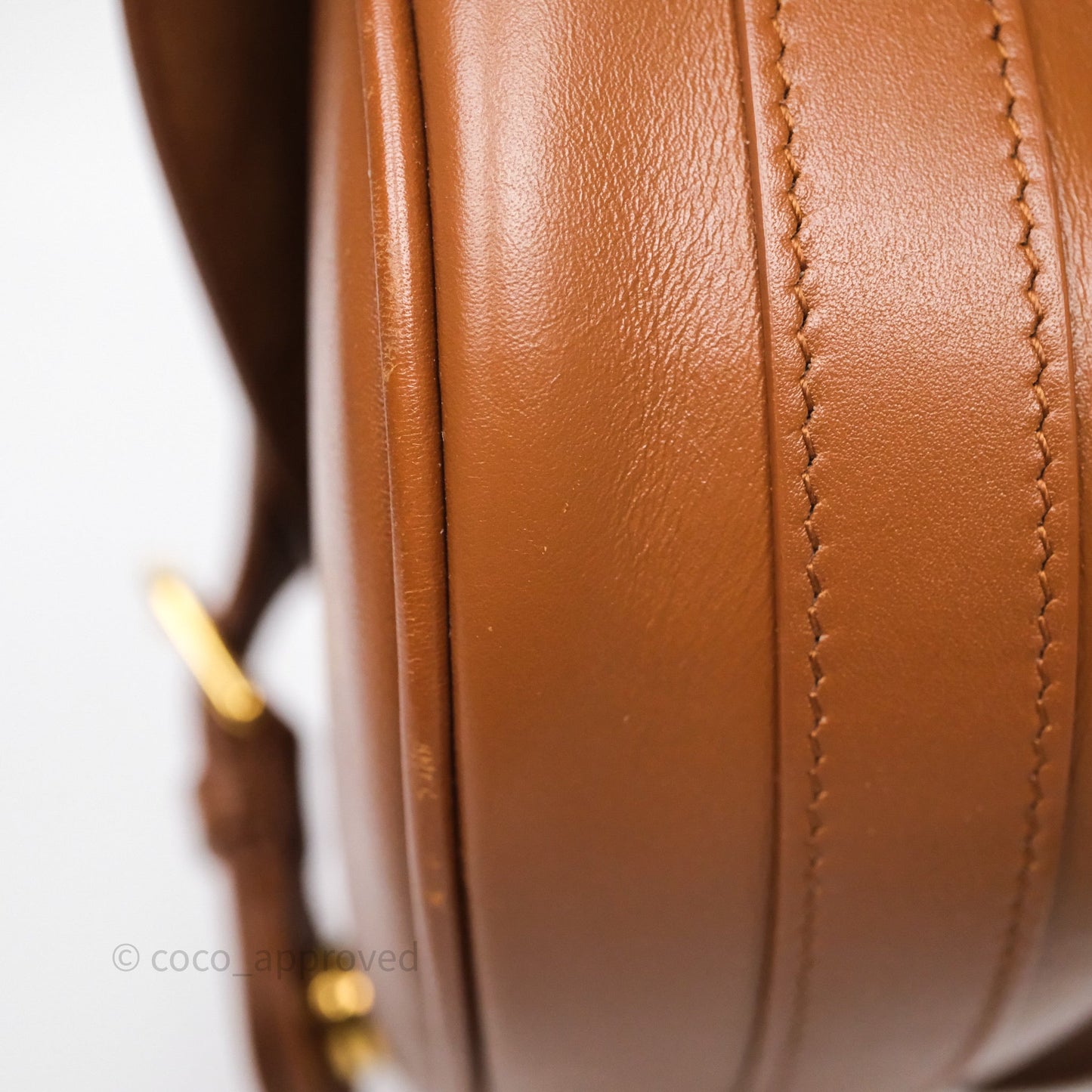 Christian Dior Medium Bobby Bag Brown Calfskin Gold Hardware