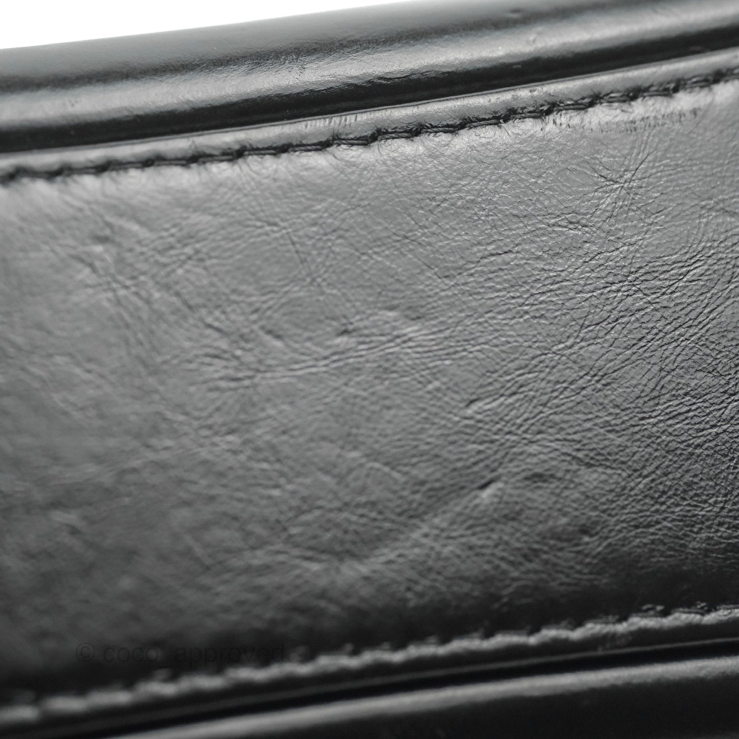 Chanel Medium Gabrielle Navy Black Aged Calfskin Mixed Hardware