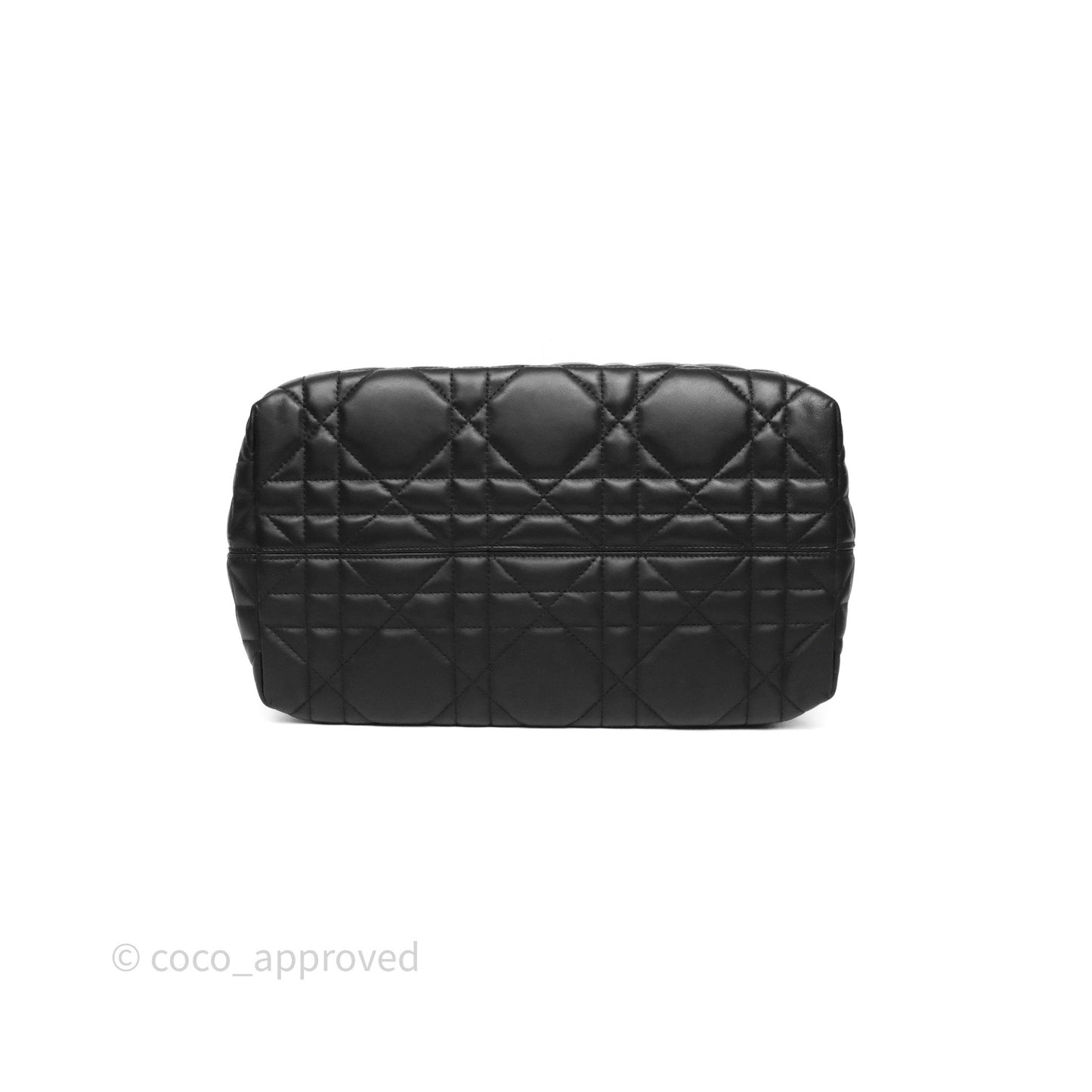 Christian Dior Medium Dior Toujours Bag Black Macrocannage Calfskin