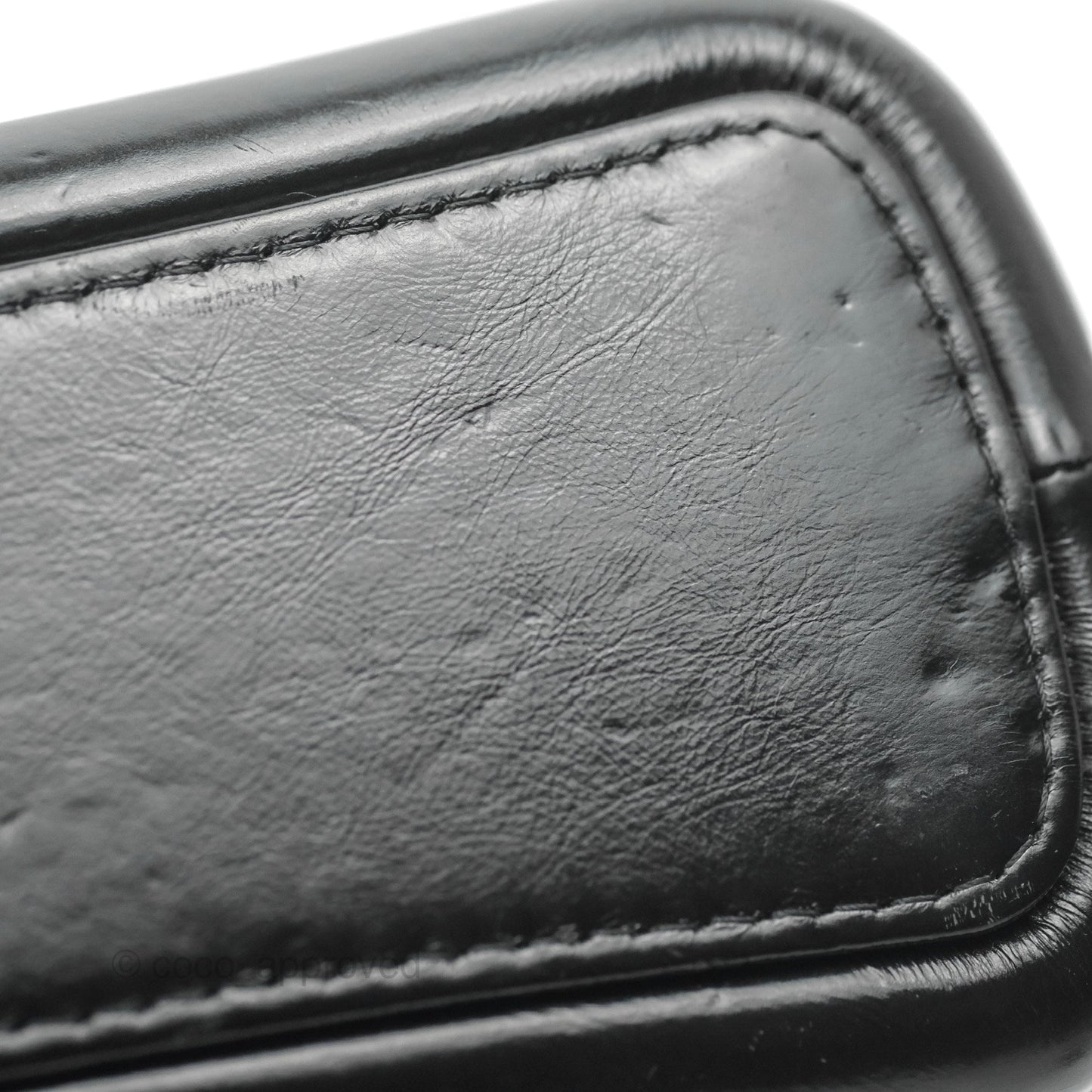 Chanel Medium Gabrielle Navy Black Aged Calfskin Mixed Hardware