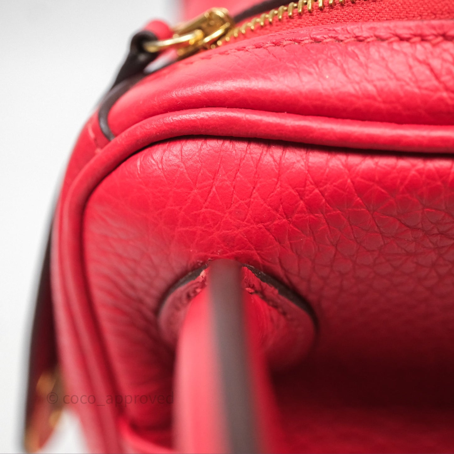 Hermes Lindy 26 Rouge Tomate S5 Taurillon Clemence Gold Hardware
