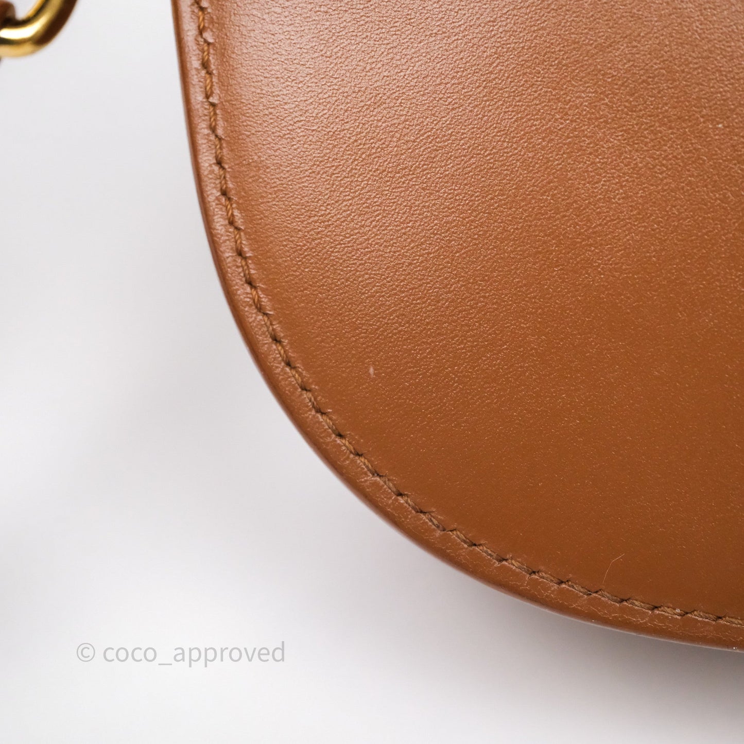 Christian Dior Medium Bobby Bag Brown Calfskin Gold Hardware