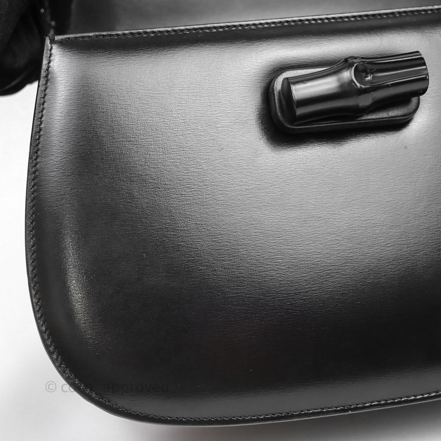 Gucci Bamboo 1947 Top Handle Medium Bag Black