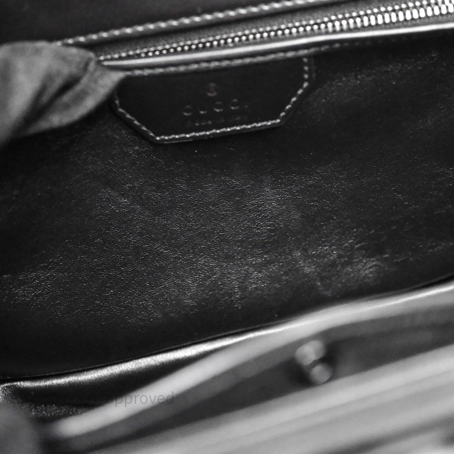 Gucci Bamboo 1947 Top Handle Medium Bag Black