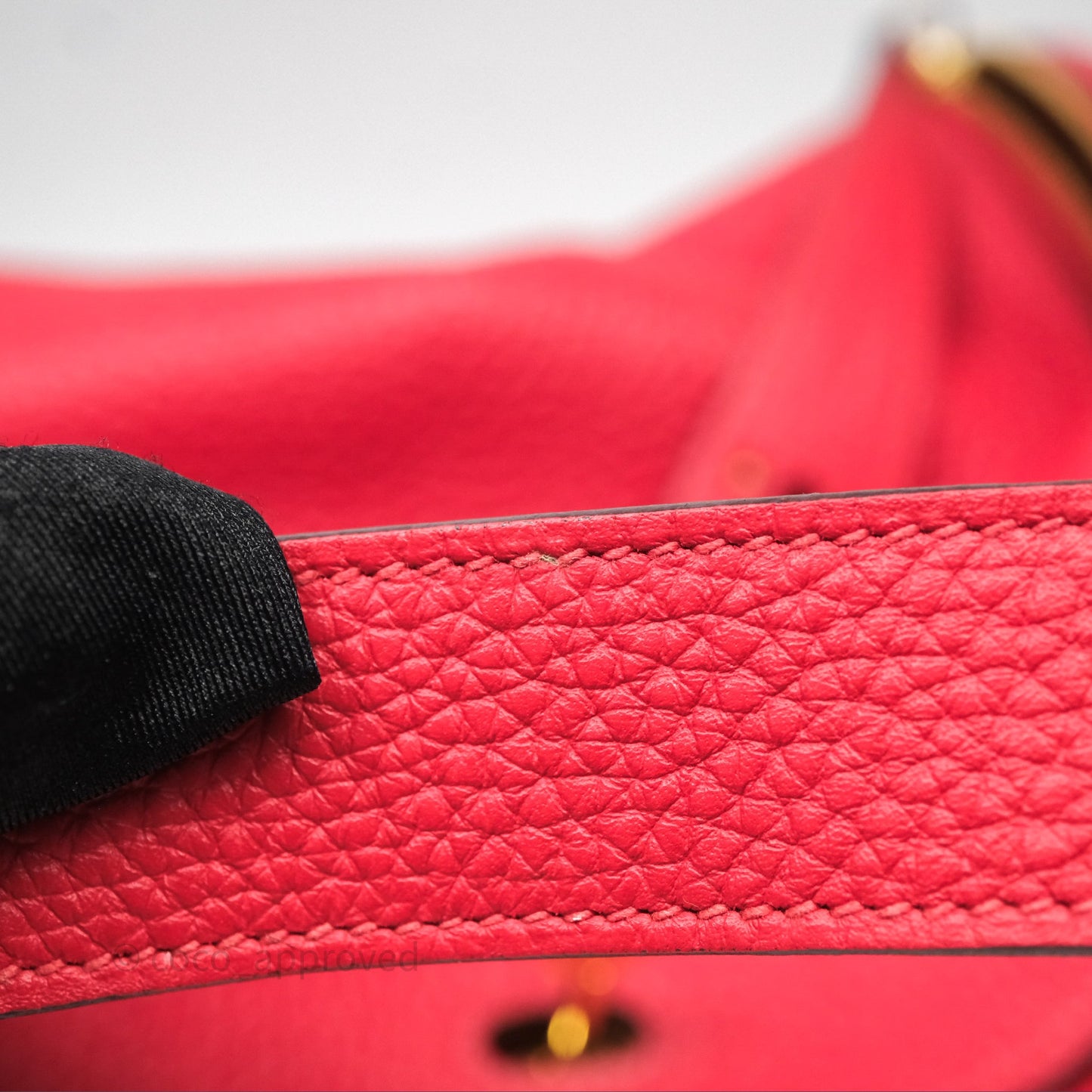 Hermes Lindy 26 Rouge Tomate S5 Taurillon Clemence Gold Hardware