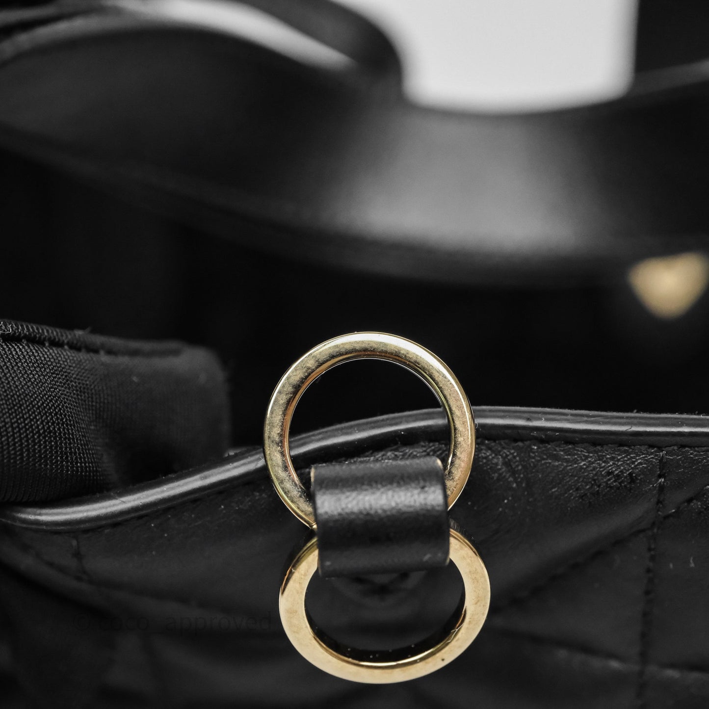 Christian Dior Medium Dior Toujours Bag Black Macrocannage Calfskin