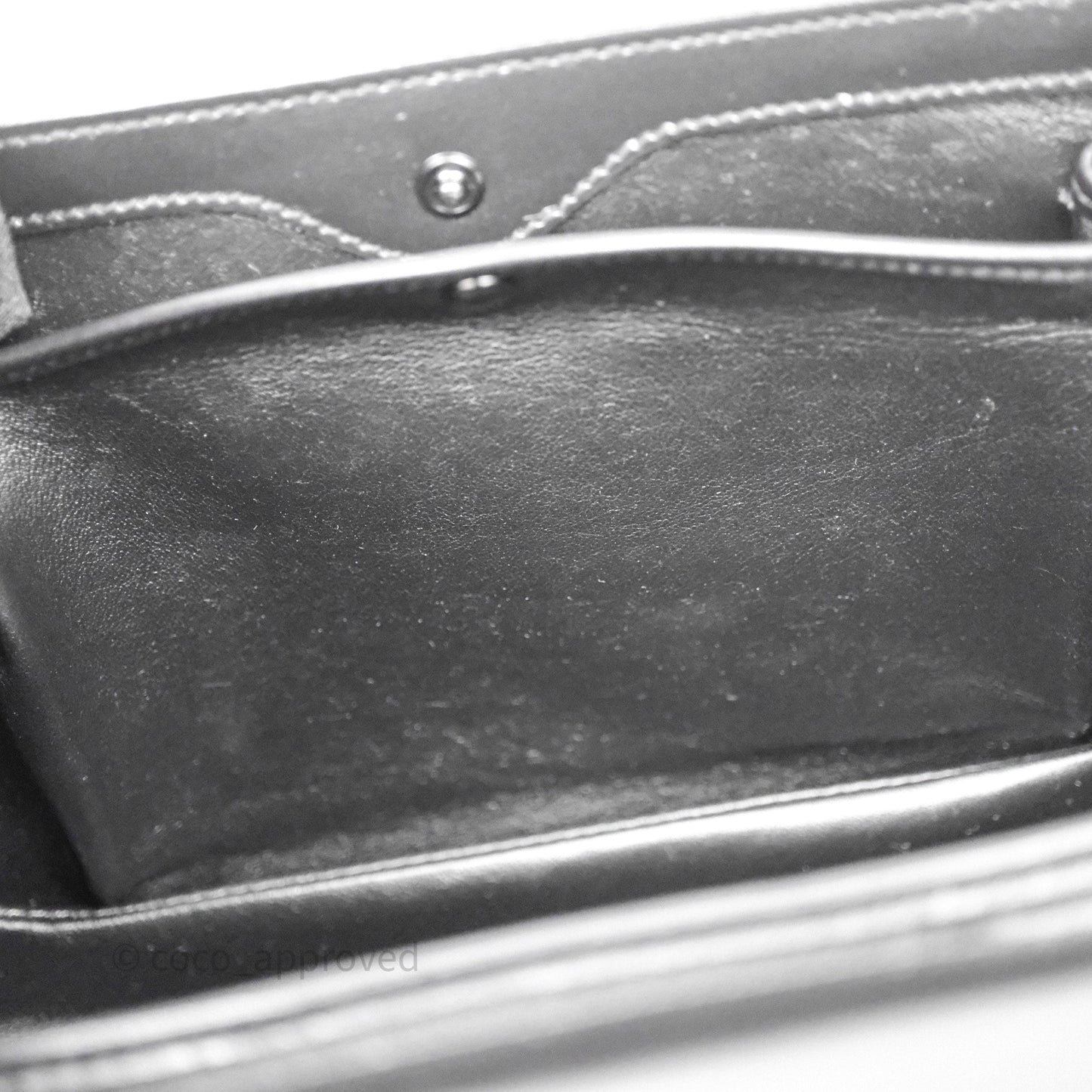 Gucci Bamboo 1947 Top Handle Medium Bag Black
