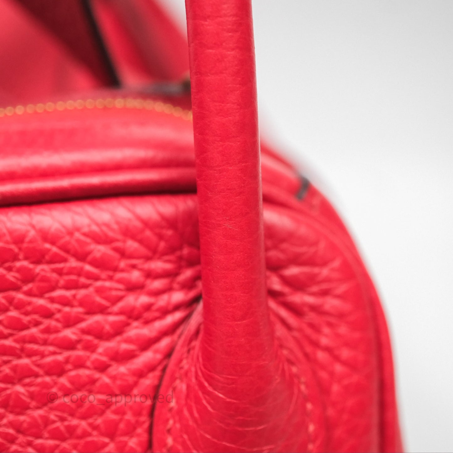 Hermes Lindy 26 Rouge Tomate S5 Taurillon Clemence Gold Hardware
