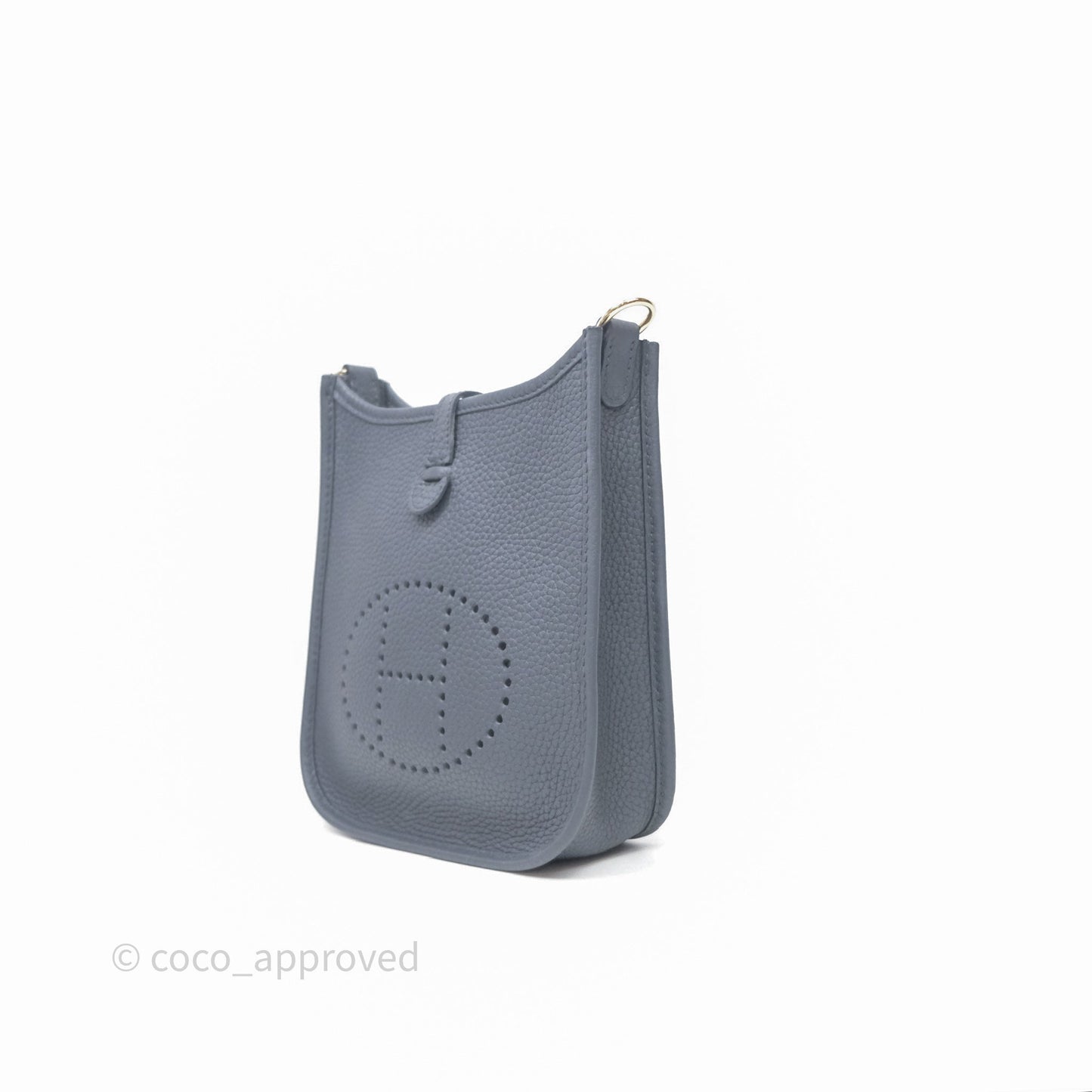Hermès Mini Evelyne 16 Gris Misty H0 Amazone Palladium Hardware