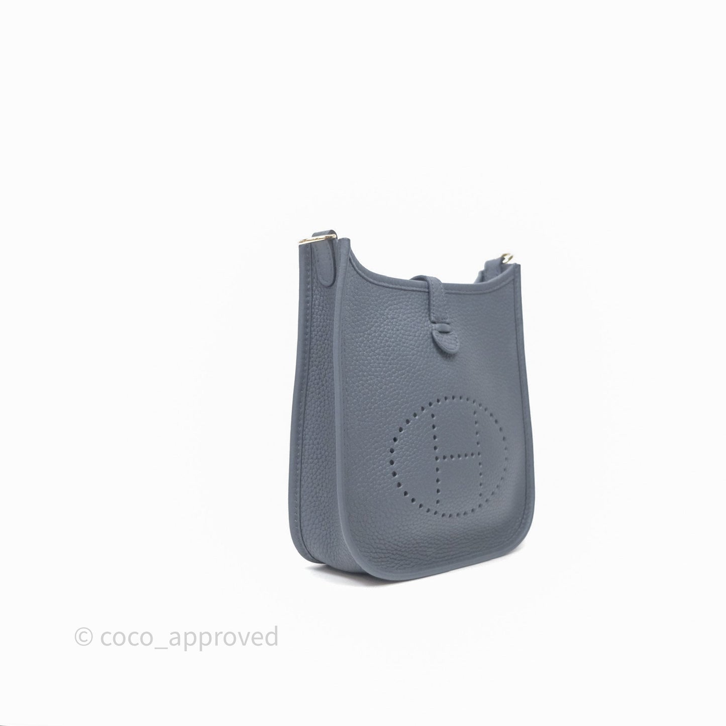 Hermès Mini Evelyne 16 Gris Misty H0 Amazone Palladium Hardware