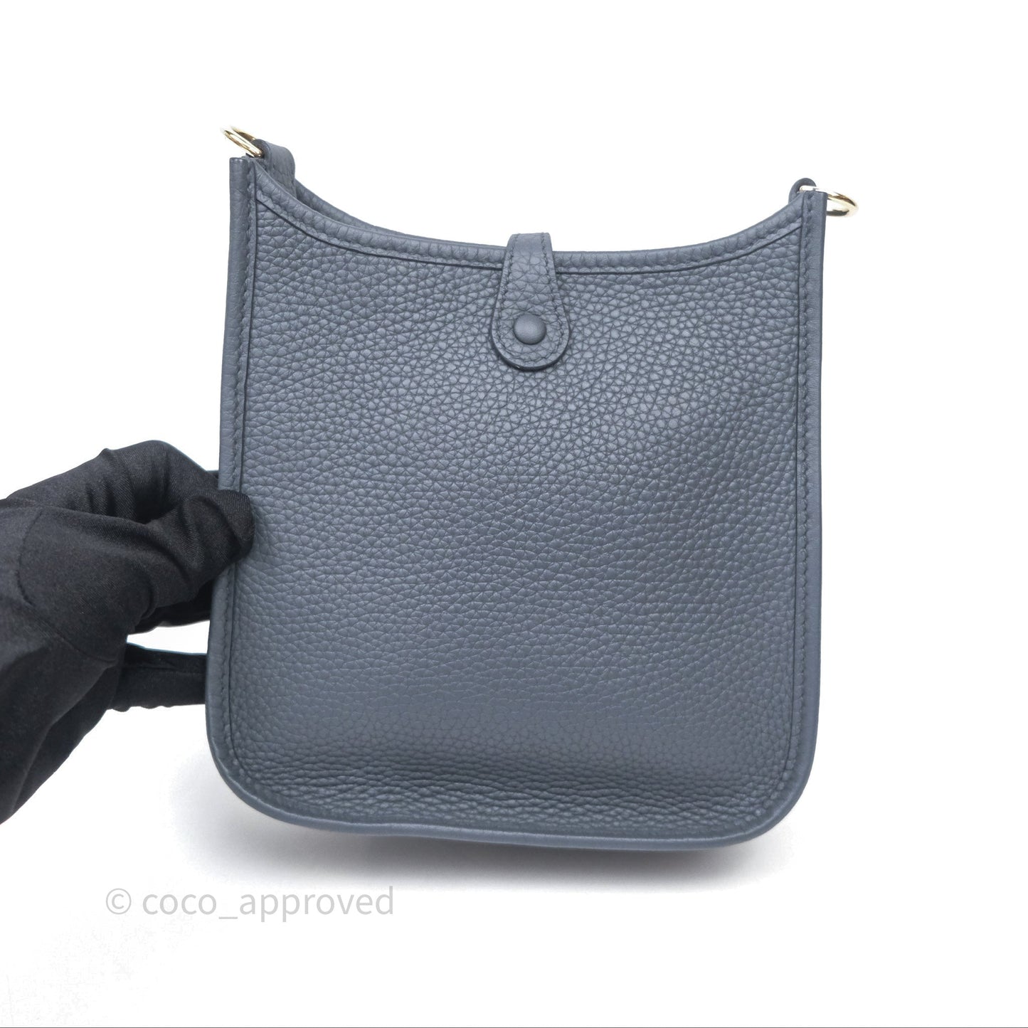 Hermès Mini Evelyne 16 Gris Misty H0 Amazone Palladium Hardware