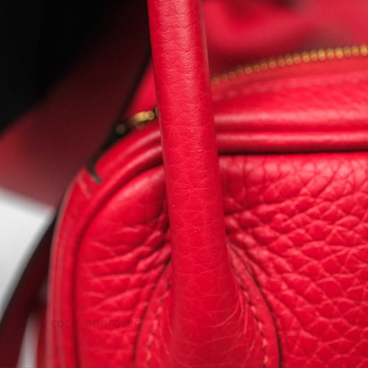 Hermes Lindy 26 Rouge Tomate S5 Taurillon Clemence Gold Hardware